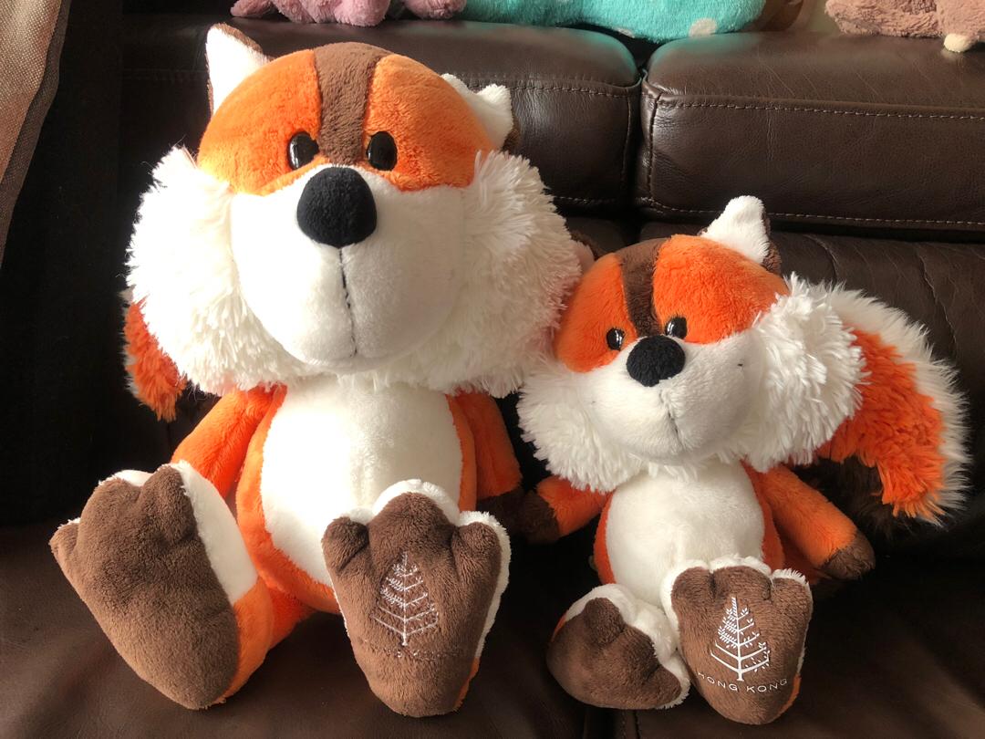 2 Four Seasons Hotel Fox Soft Toy by Nici, 興趣及遊戲, 玩具& 遊戲