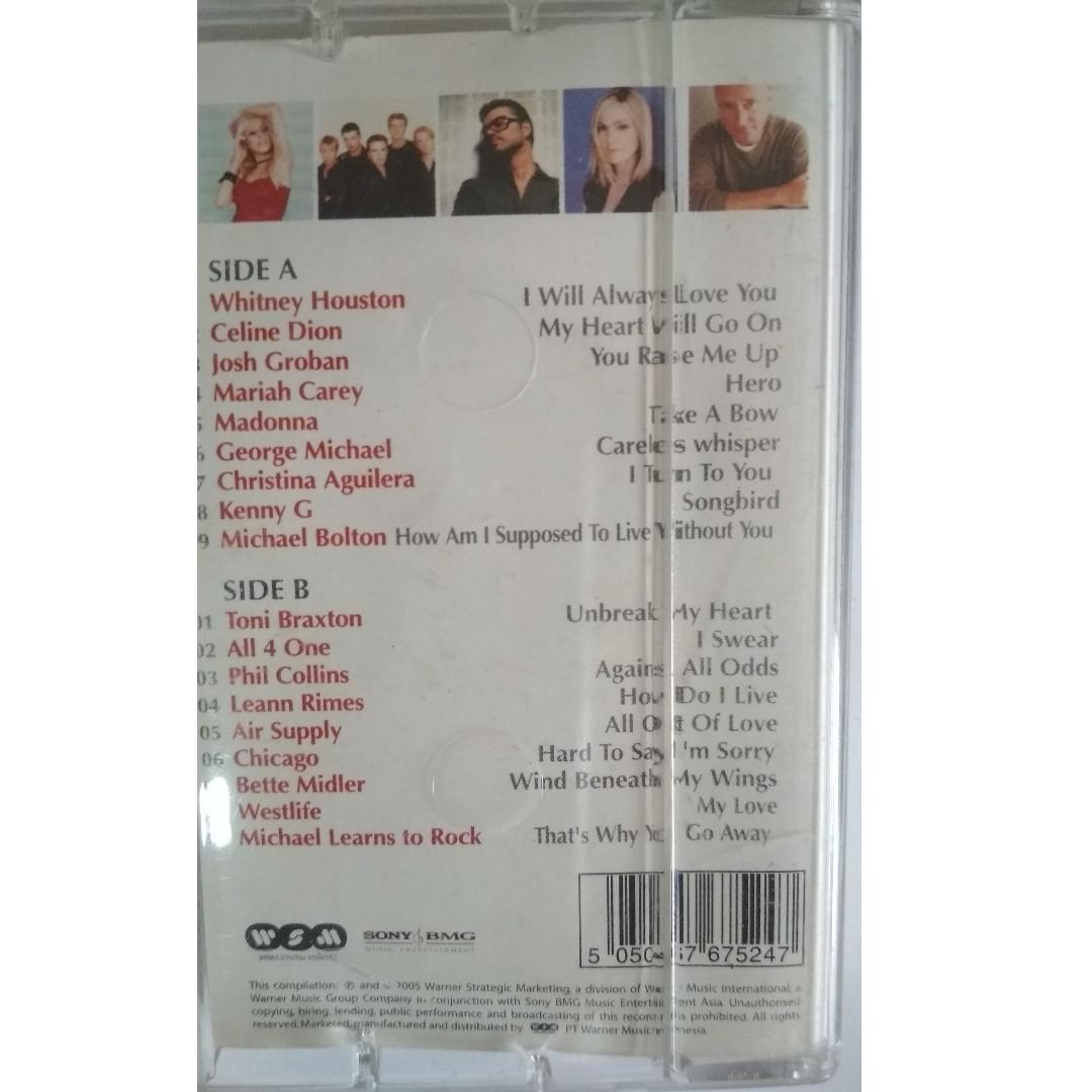 Album kaset kompilasi Greatest Love of All mauthr, Musik & Media, CD