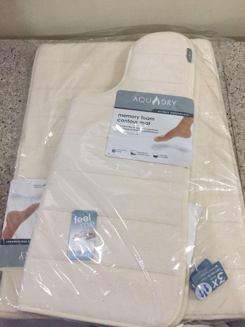 Aquadry Memory Foam Bath Mats On Carousell