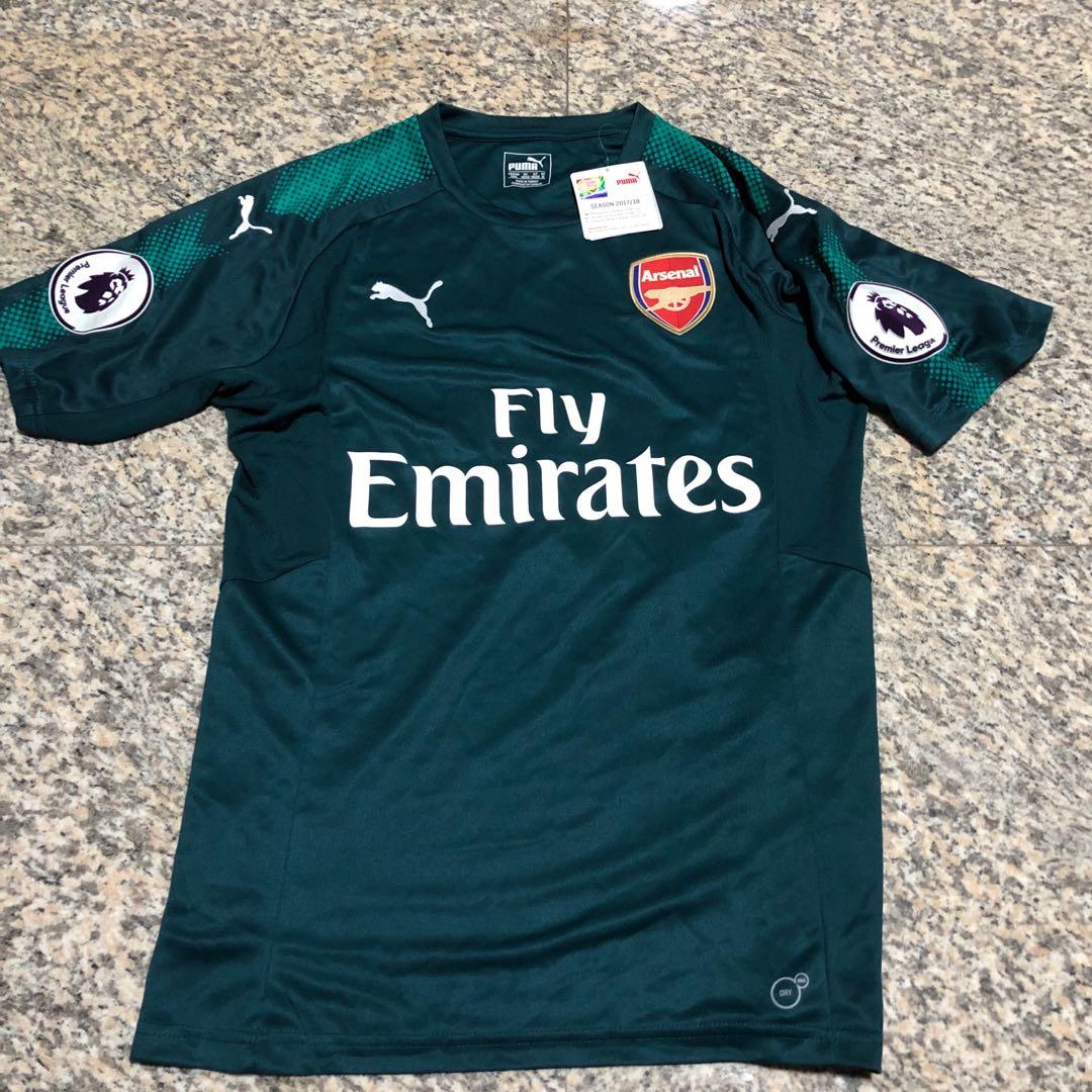 Arsenal Fc 2017 18 Goalkeeper Jersey Sports Sports Apparel On Carousell