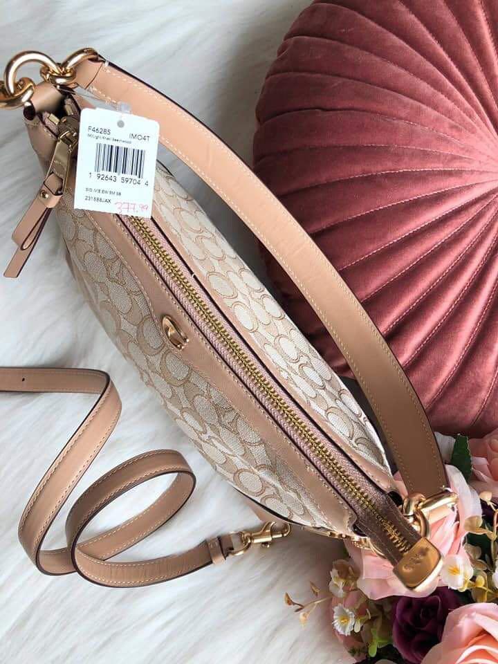 Coach ivie hobo in signature jacquard hot sale