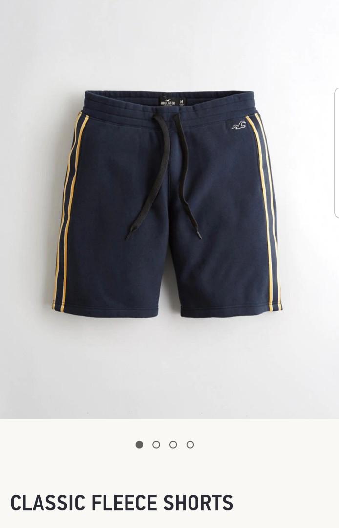 Classic fleece shorts hollister clearance