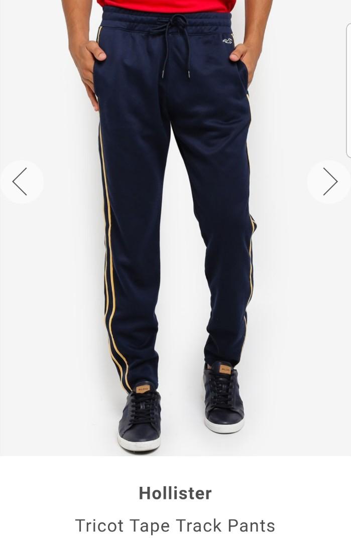 taper tricot track pants