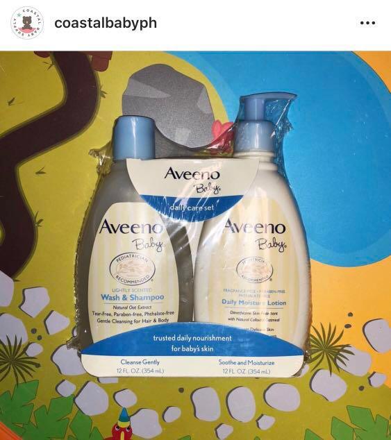 Aveeno Baby Body Wash And Lotion Set Babies Kids Others On Carousell Moisturize and nourish your baby's skin with our baby lotions and creams. carousell