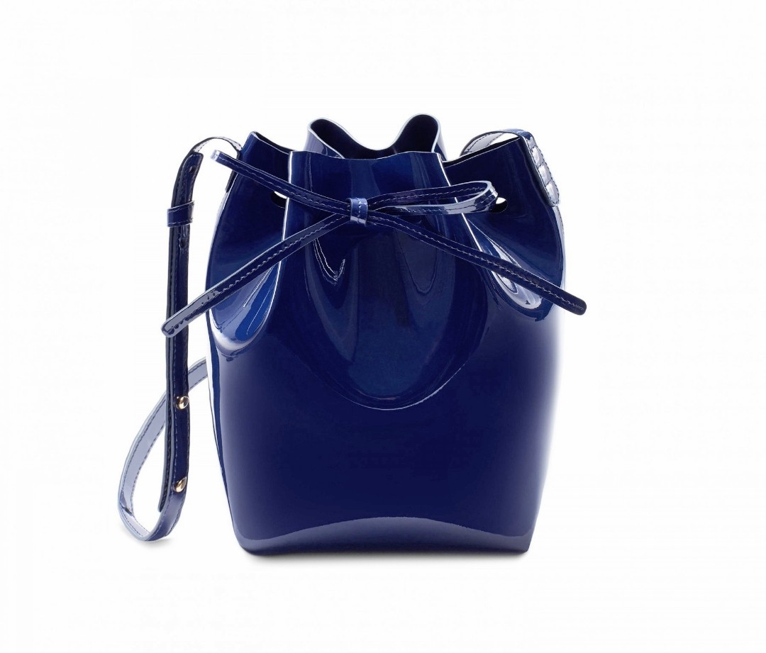 Authentic Mansur Gavriel Navy Bucket Bag