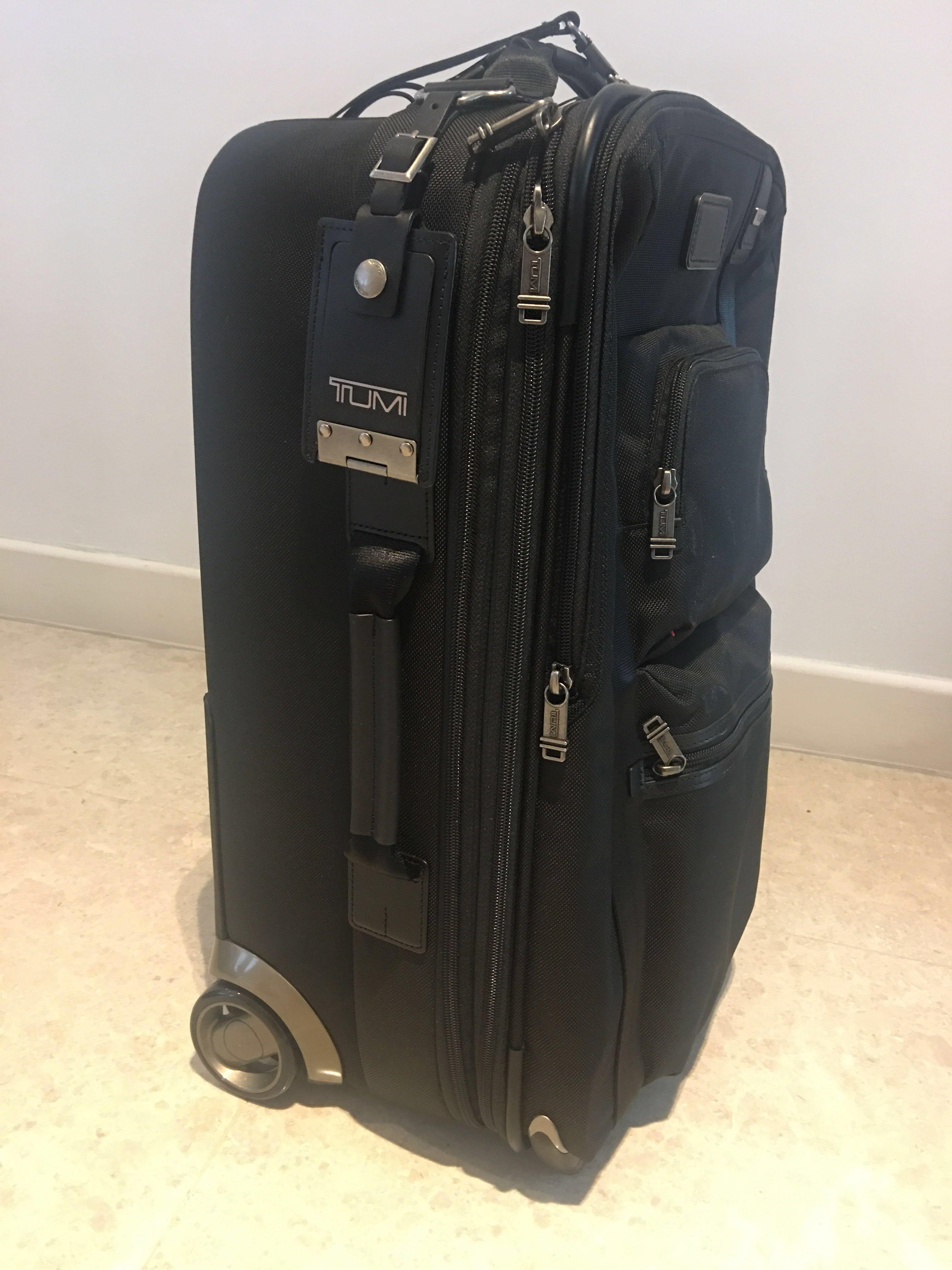 BN with Tag Tumi Most roomy carry on luggage, Men's Fashion, Bags, Briefcases on Carousell