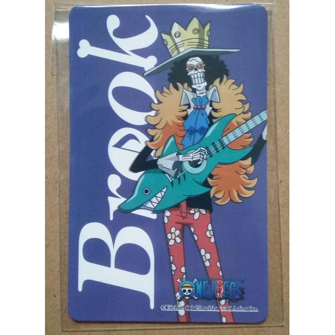 Brand New!! One Piece Brook Ezlink card (9th in the One Piece Series