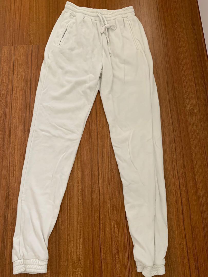 White rosa sweatpants clearance
