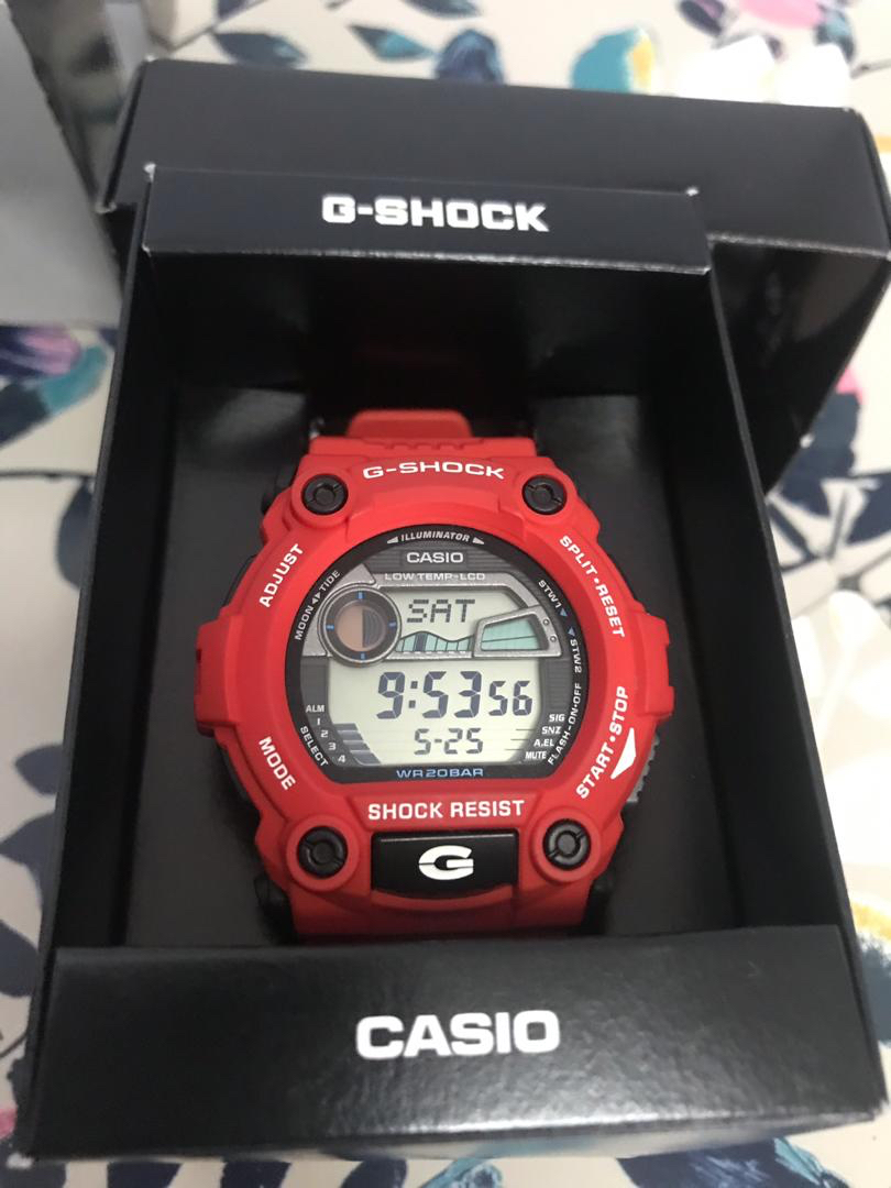 Casio G Shock G 7900a 4 G Lide Mat Moto Red Men S Fashion Watches On Carousell