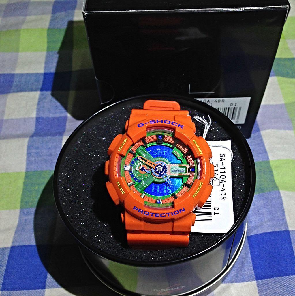 CASIO G Shock GA 110A 4DR Hyper Orange Computers Tech Parts