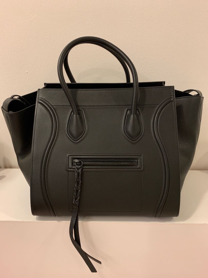 Celine phantom bag black discount