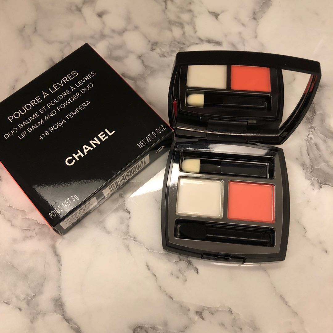 Chanel Lip Balm And Powder Duo - Moisturizing Lip Balm & Powder
