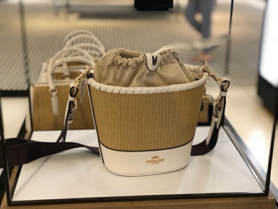 off white rose gold bag