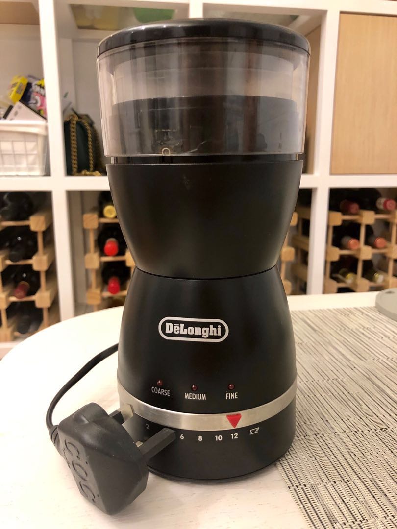 Delonghi coffee grinder KG49, 家庭電器, 廚房電器, 咖啡機及咖啡壺 Carousell