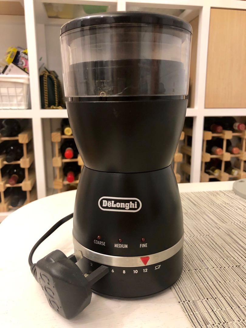 Delonghi coffee grinder KG49, 家庭電器, 廚房電器, 咖啡機及咖啡壺 Carousell