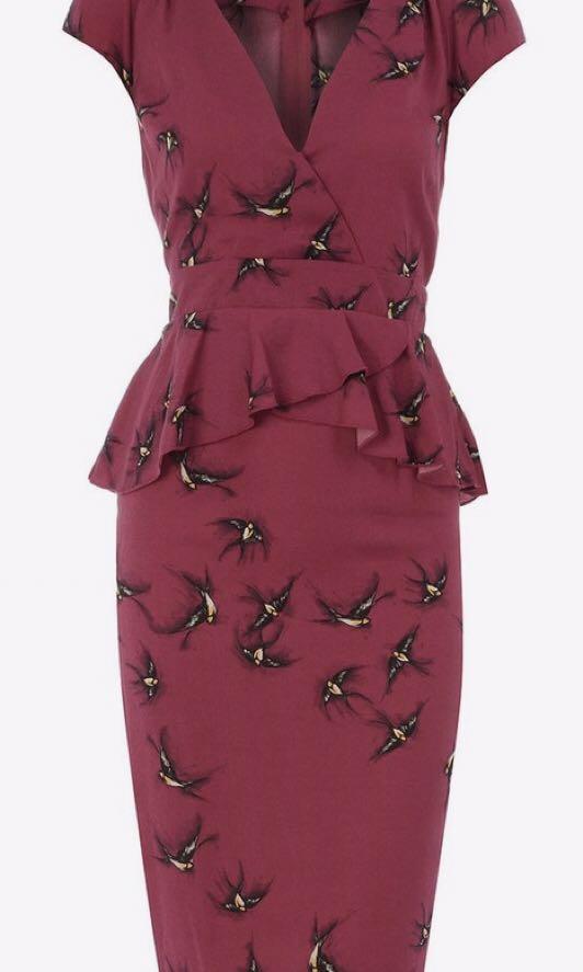 Dorothy perkins peplum dress deals
