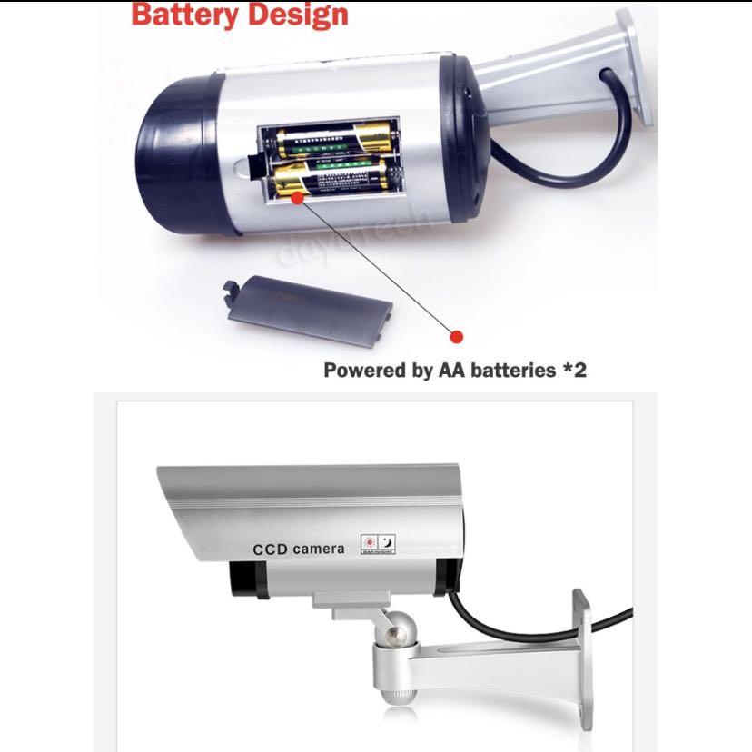 DUMMY IR CAMERA WITH LIGHT, Furniture & Home Living, Security & Locks