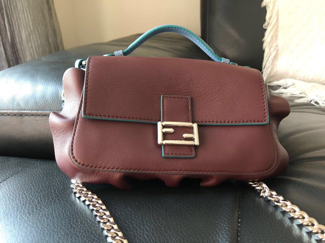 Fendi Double Baguette Bag 7va649alwk F0l3t