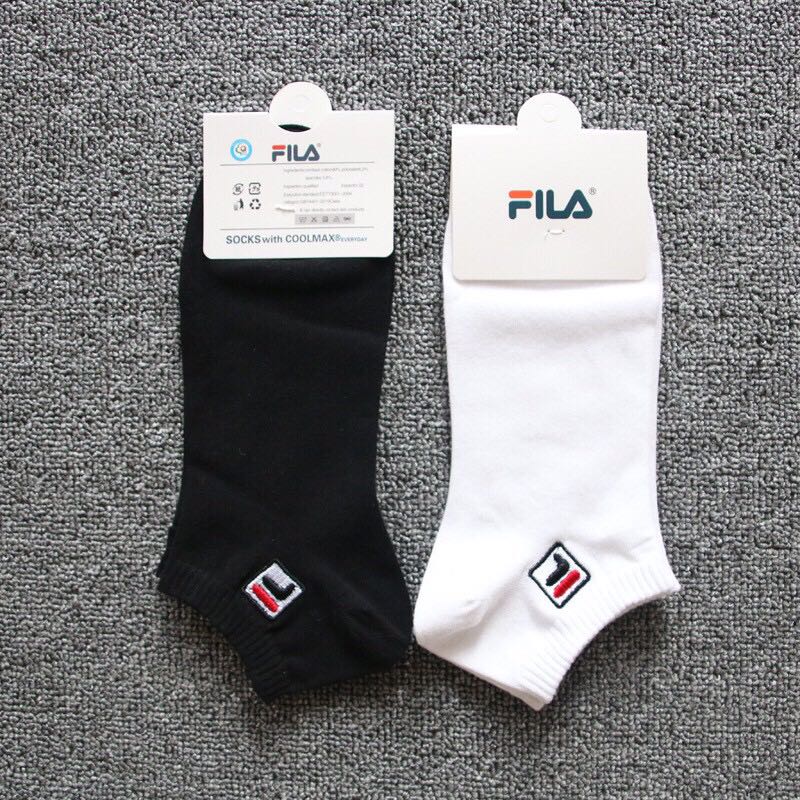 black fila ankle socks