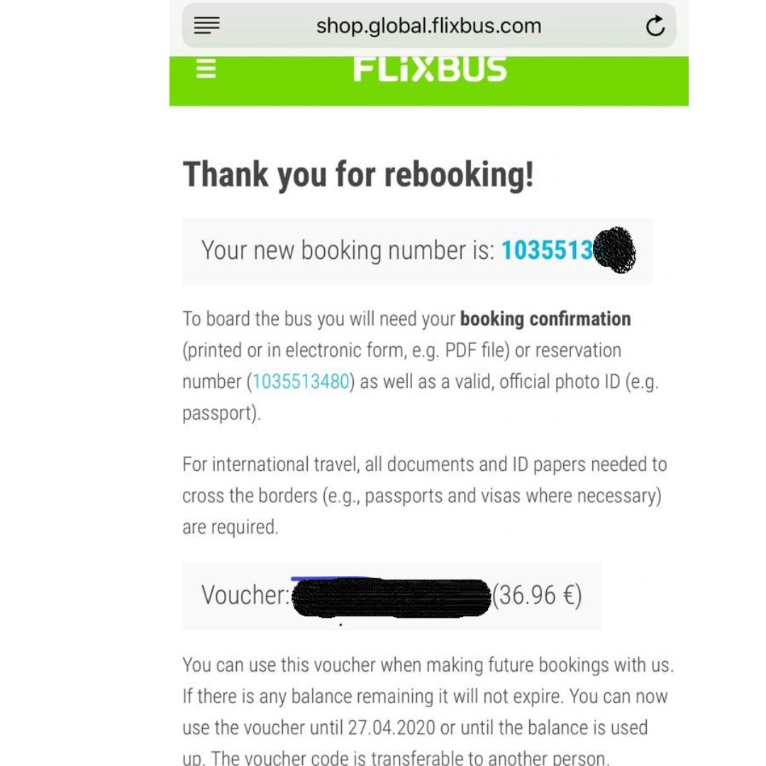 Flixbus Voucher, Tickets & Vouchers, Vouchers on Carousell