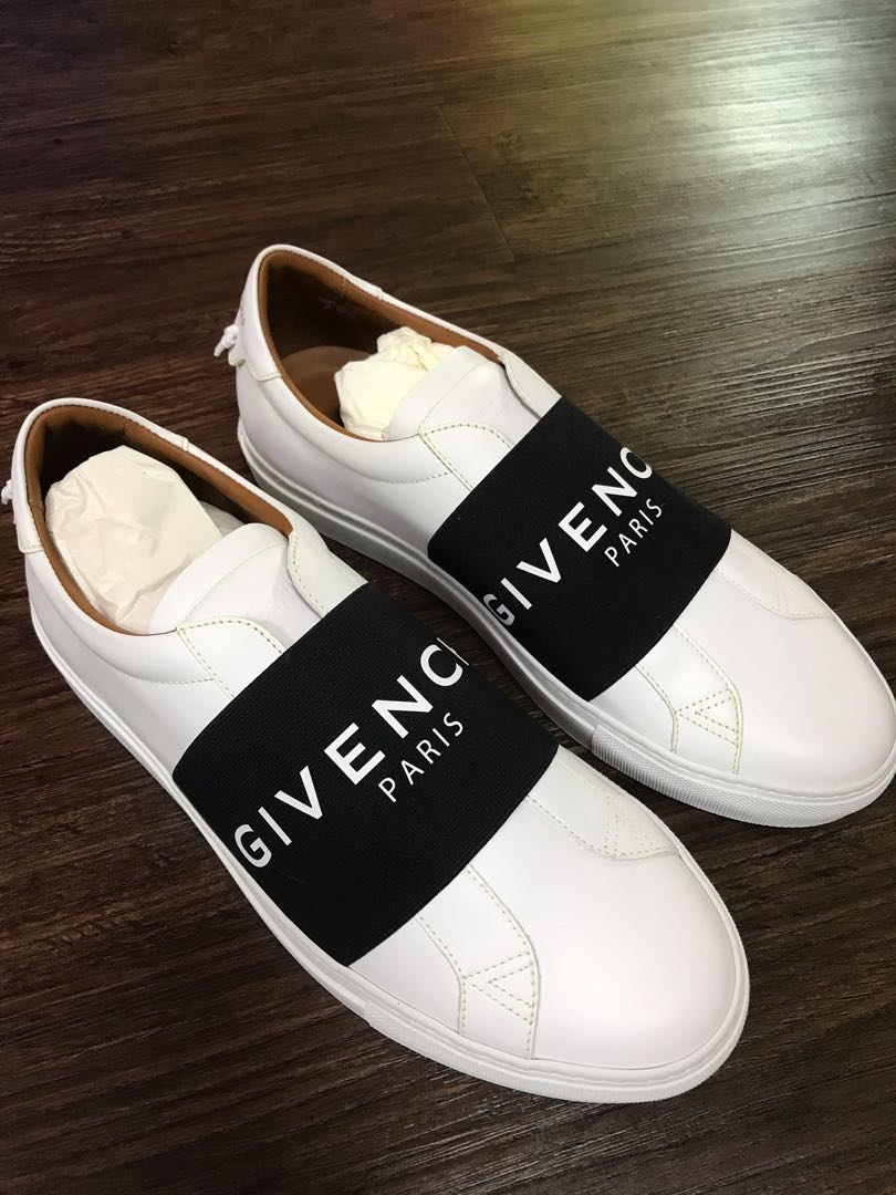 givenchy paris strap sneakers in leather price