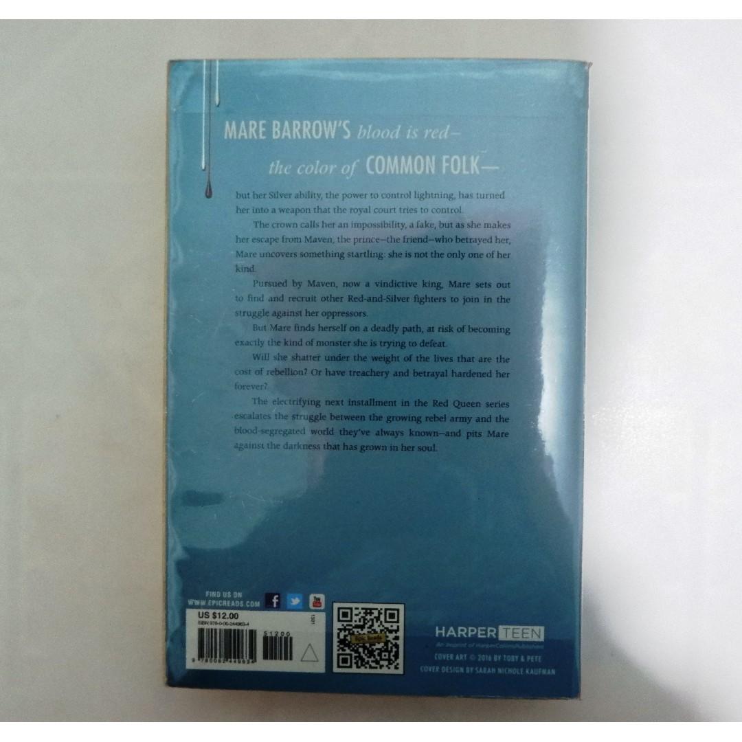 Glass Sword by Victoria Aveyard (Category: Storybooks) located in Dasmarinas. Submitted by kheith_declutter (Listing ID 231838022, Image 2). Description: In good condition with plastic cover Slight yellowing of pages due to storing, all pages complete Can send more photos upon request.