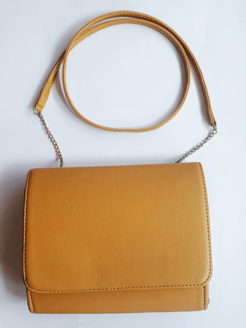h&m mustard bag