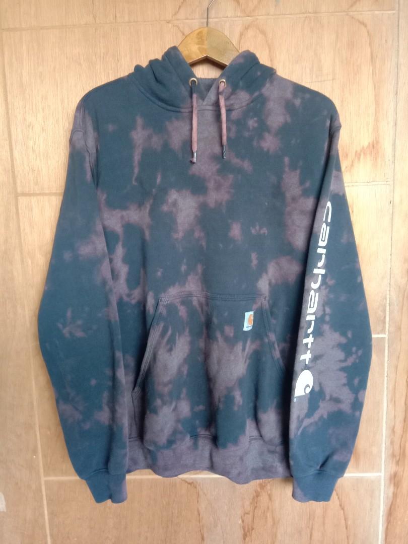 Tie dye carhartt hoodie hotsell