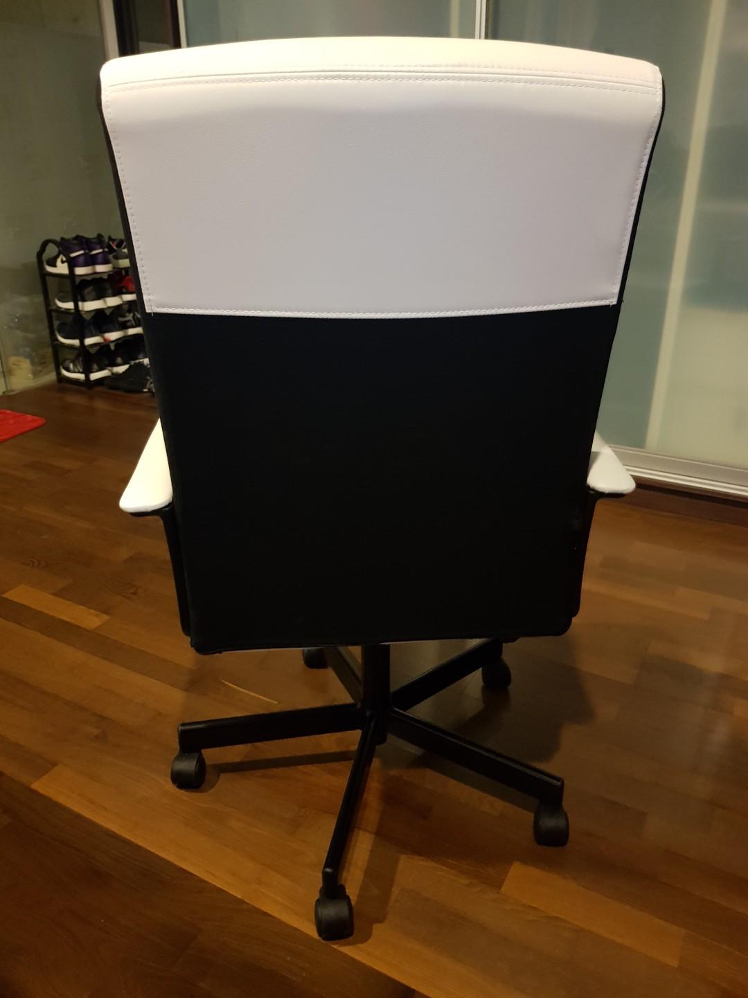 Ikea Millberget White Office Chair, Furniture & Home Living