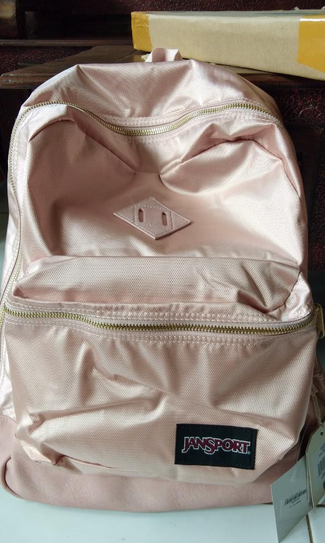 jansport rose smoke gold