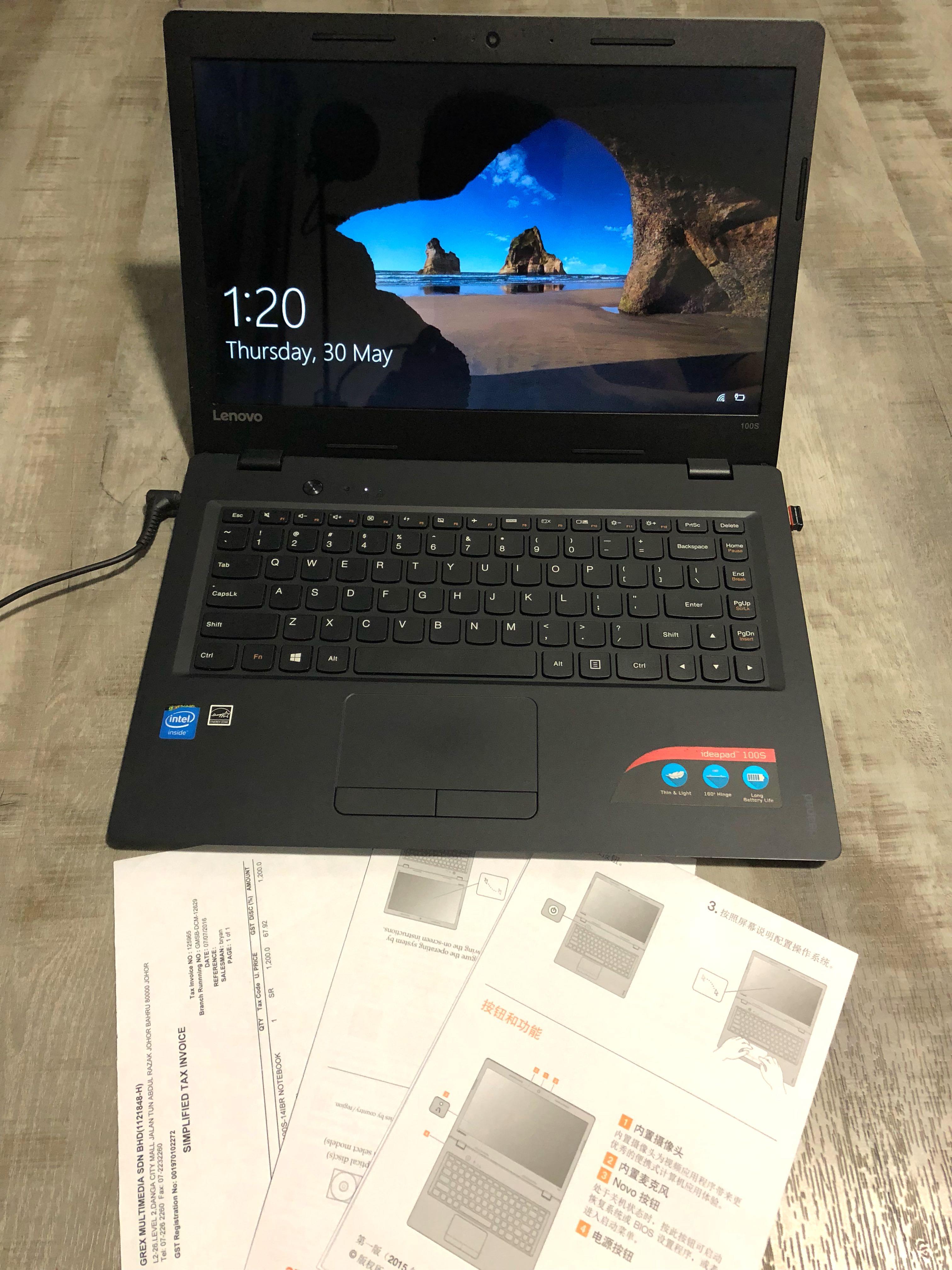 Selling At Low Price For My Lenovo Laptop 128gb Ssd Slim 7 With 1 5kg Only Computers Tech Laptops Notebooks On Carousell