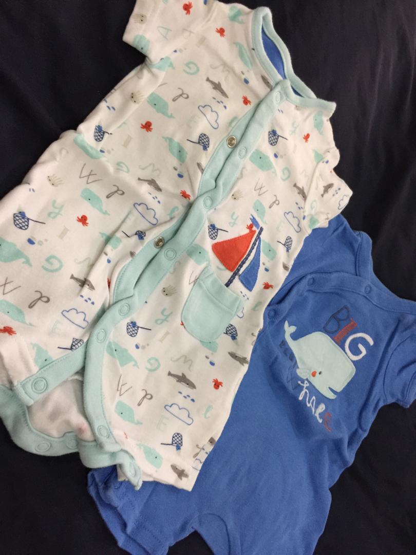 Mothercare Onesies (Category: Babies & Kids Fashion) located in Bacoor. Submitted by helpmetodeclutter (Listing ID 231825503, Image 2). Description: Sold as set! :) Almost new! Only used once by my baby. Washed using Cycles baby detergent. In excellent used condition (10/10) Fits 1-2months MOP: BDO only Courier: EasyGo or Lalamove (shipping fee c/o buyer).