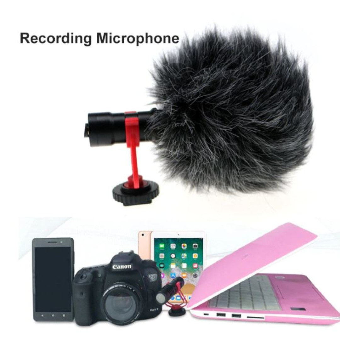 Moving Mic MC-MM1 Shotgun Recording Video Microphone for DSLR Camera ...