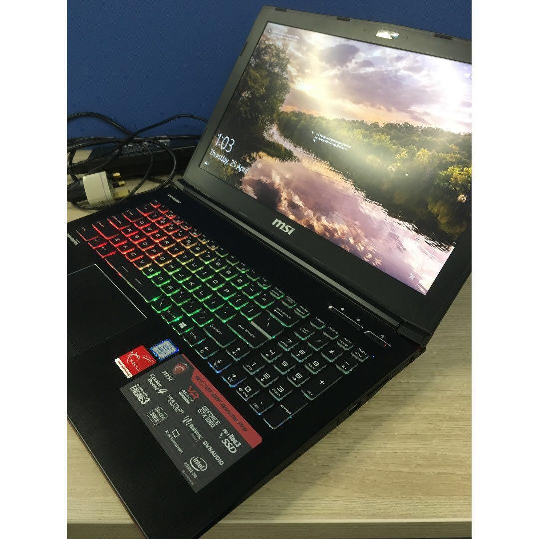 MSI GE62VR 6RF Apache Pro