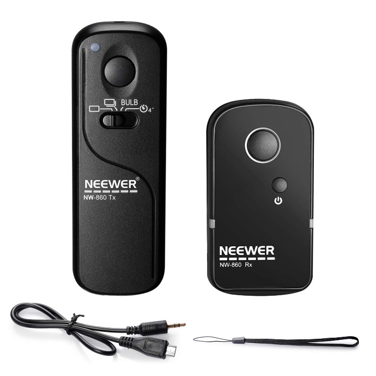 Neewer NW860 Wireless DSLR Camera Remote Control, Photography, Cameras on Carousell