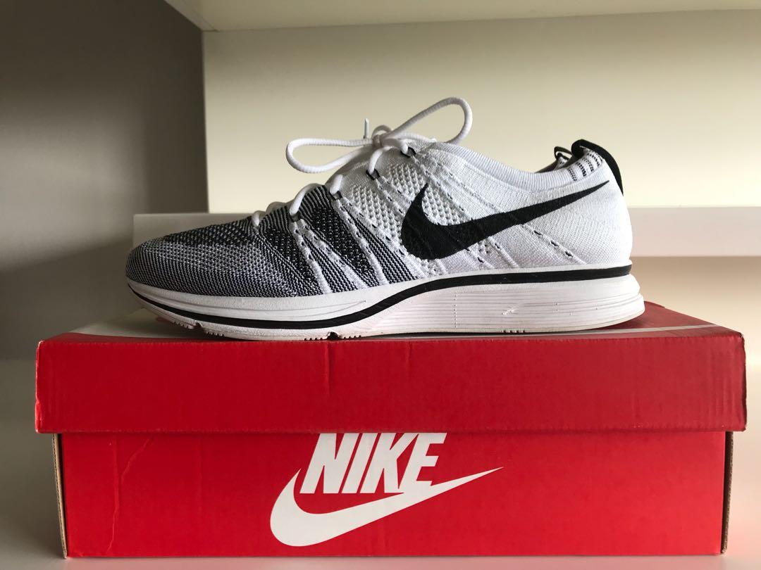 nike flyknit trainer white for sale