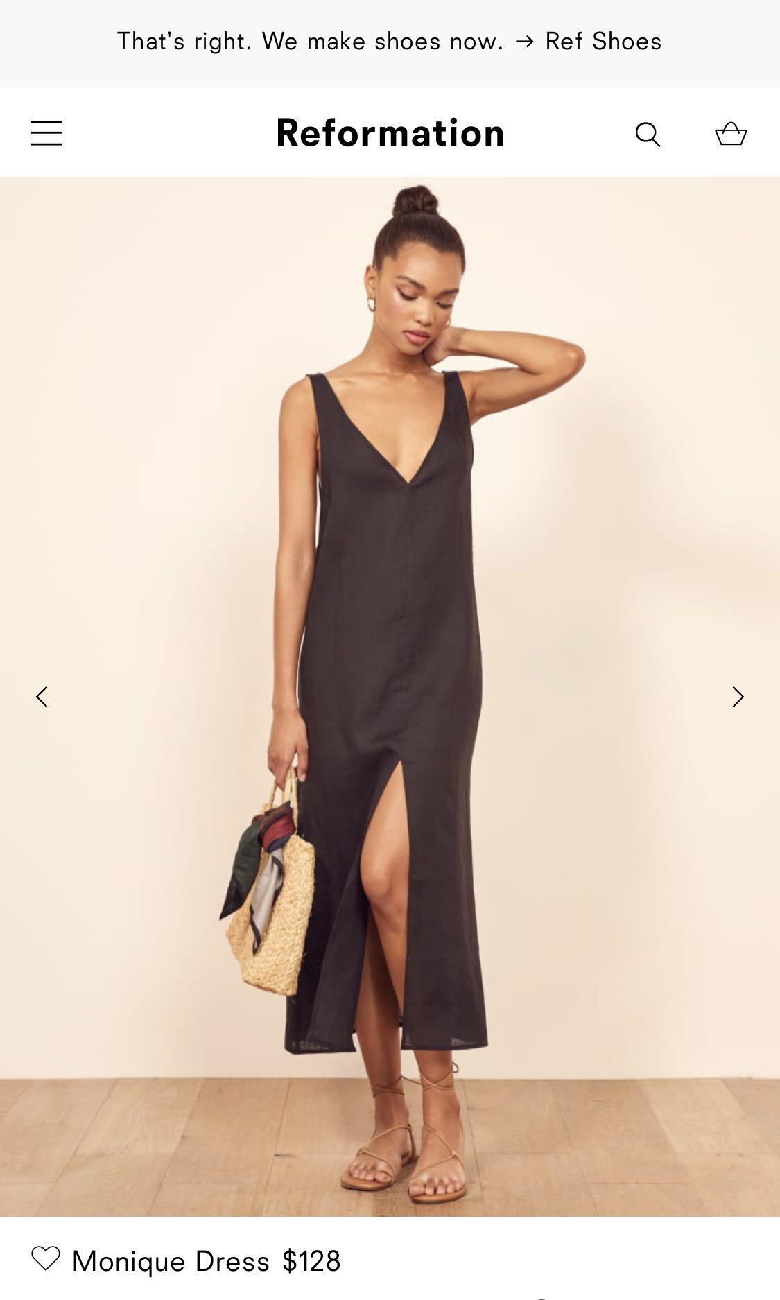 Monique shop dress reformation