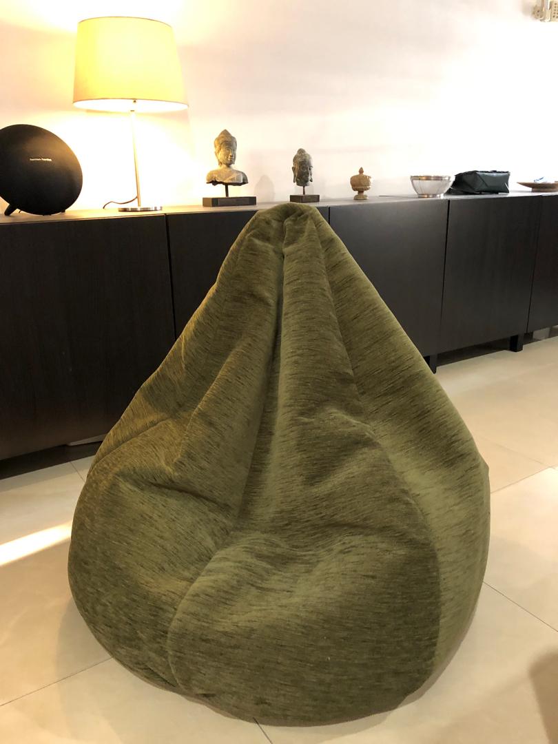 Premium Bean Bag / Harvey Norman / Bean Sit / Bean, Furniture & Home