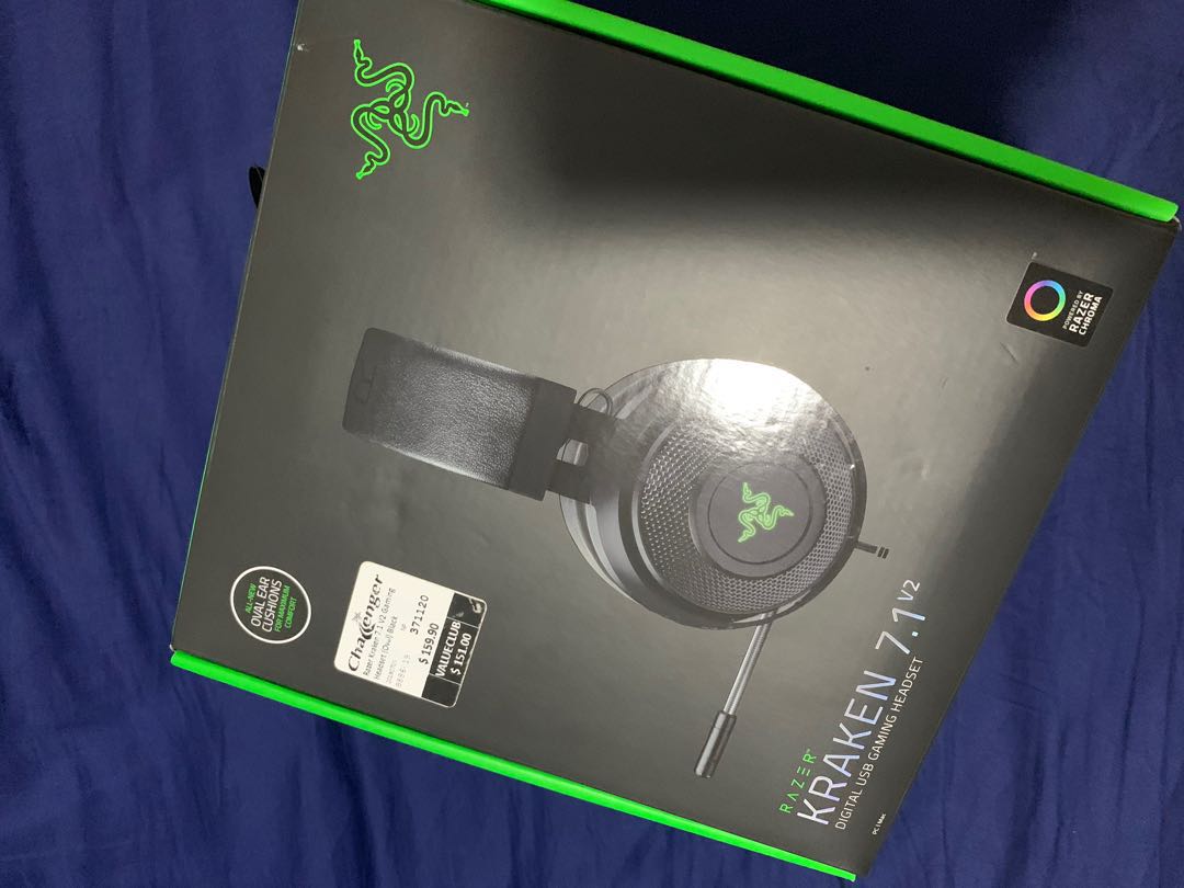 Razer Kraken 7.1 Surround Sound, Audio, Headphones \u0026 Headsets on Carousell