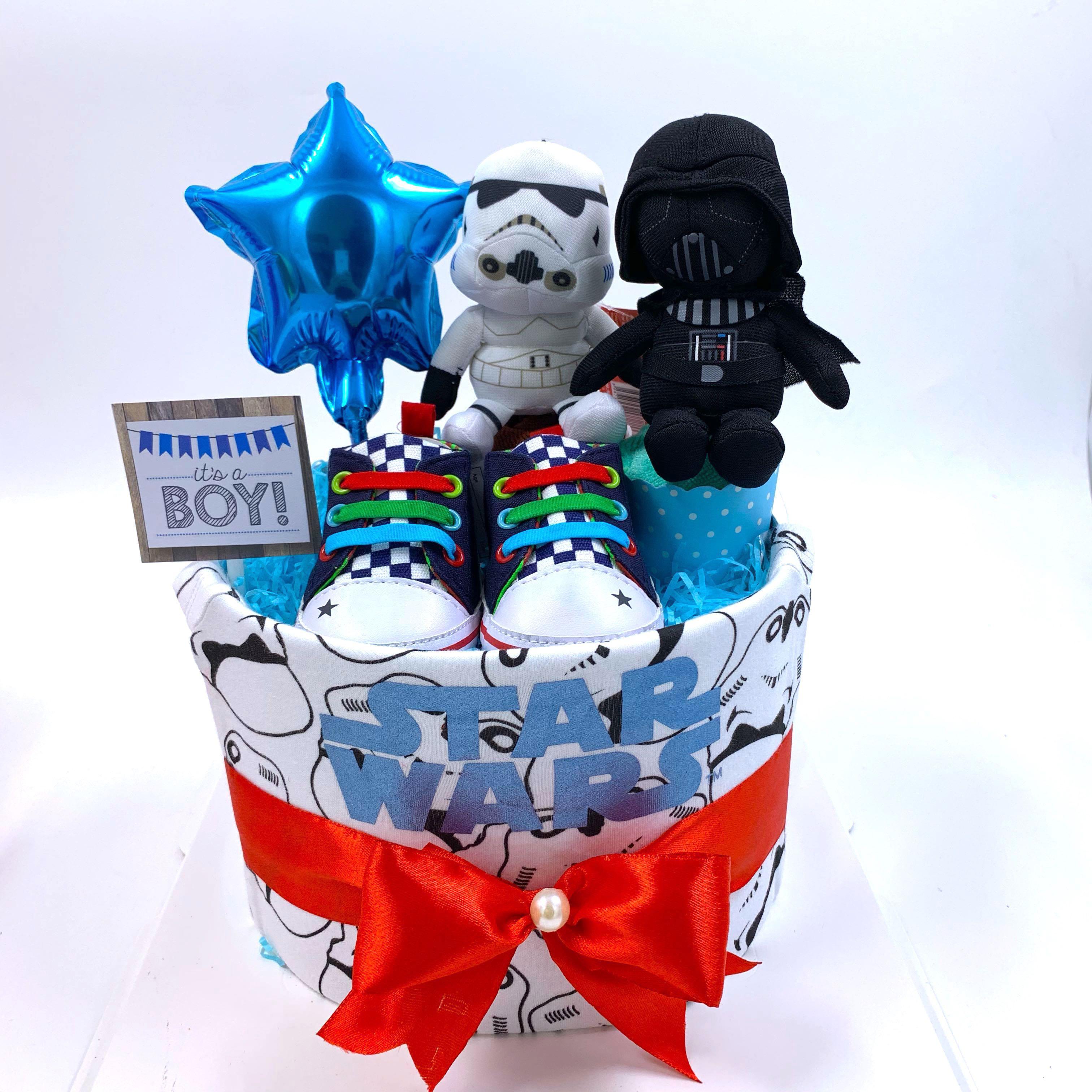 star wars baby gift basket