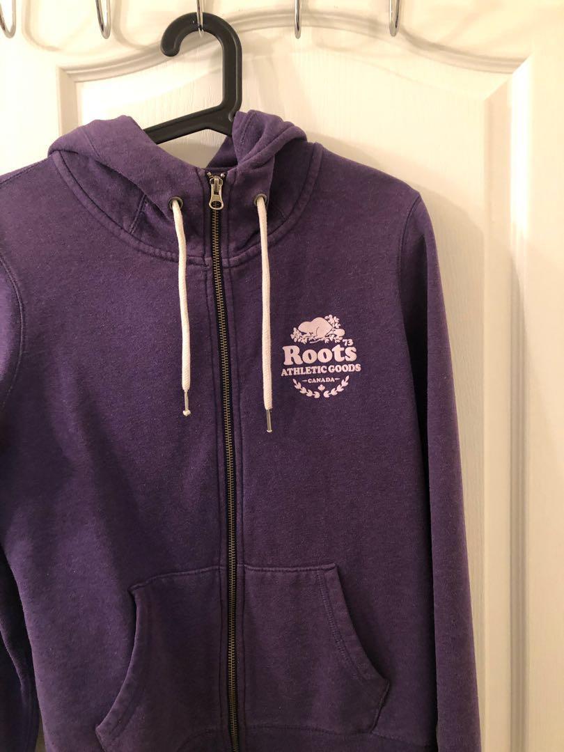 Roots best sale purple hoodie