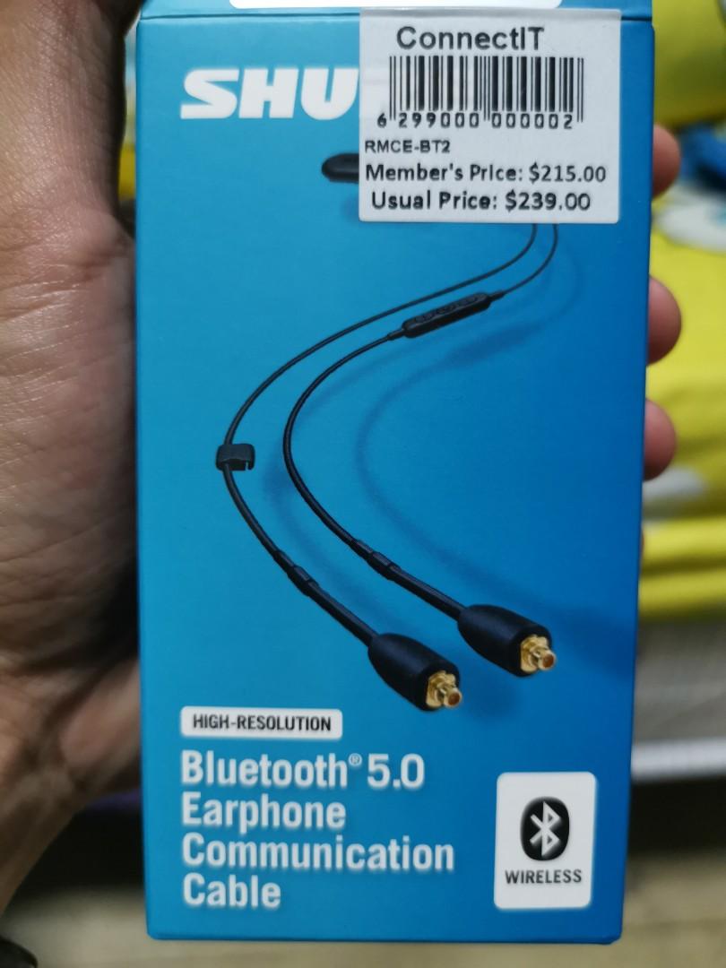 Shure Bluetooth 5.0 cable., Audio, Earphones on Carousell