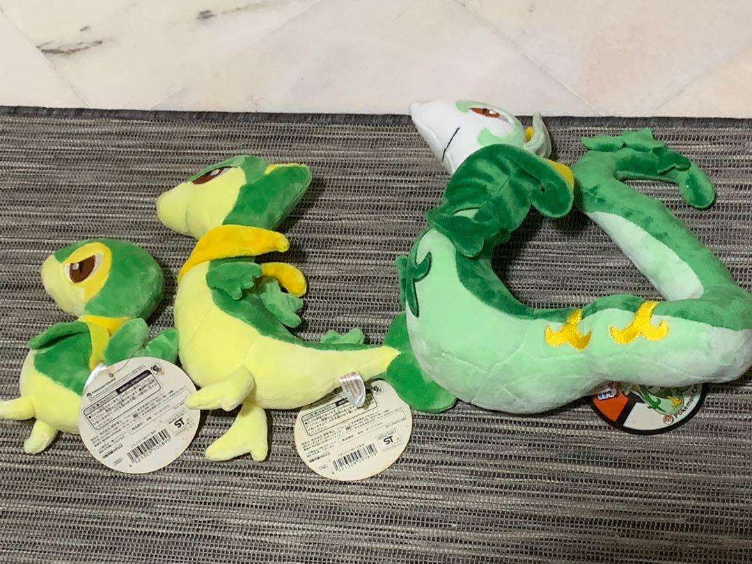 pokemon center snivy plush