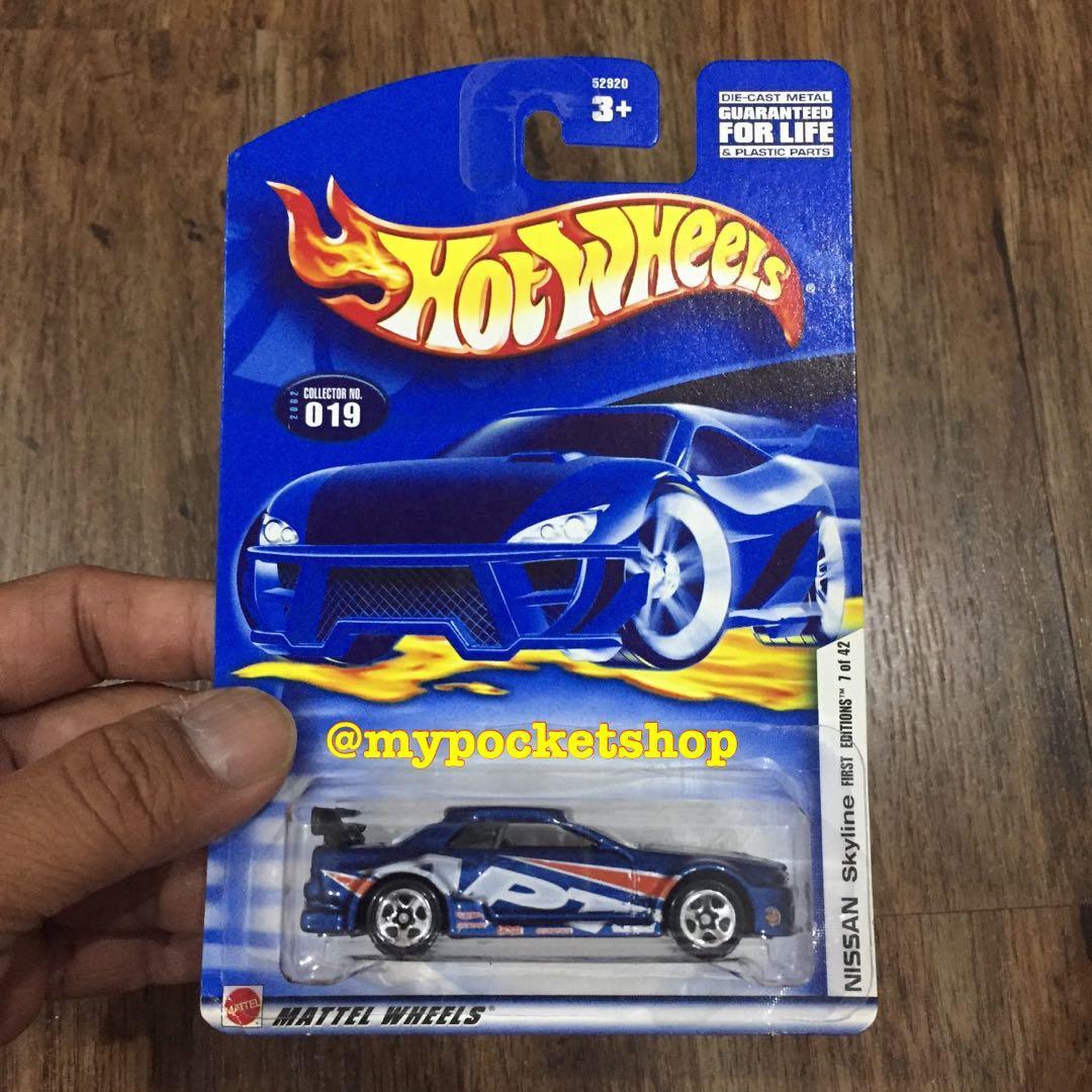 hot wheels nissan skyline first edition