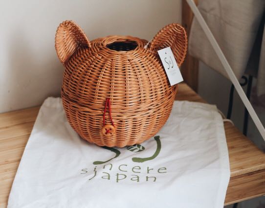 Straw Cat Tissue Dispenser Furniture Home Decor Others On Carousell