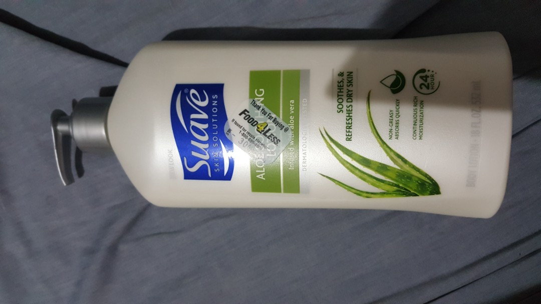suave aloe vera lotion