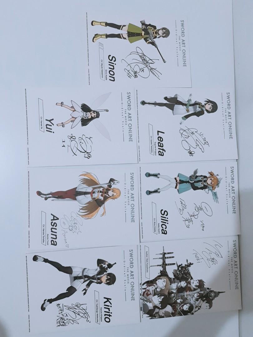 Sword Art Online Japanese Voice Actor Sign Card J Pop Di Carousell He is a solo player, a player who hasn't joined a guild and usually works alone. sword art online japanese voice actor sign card