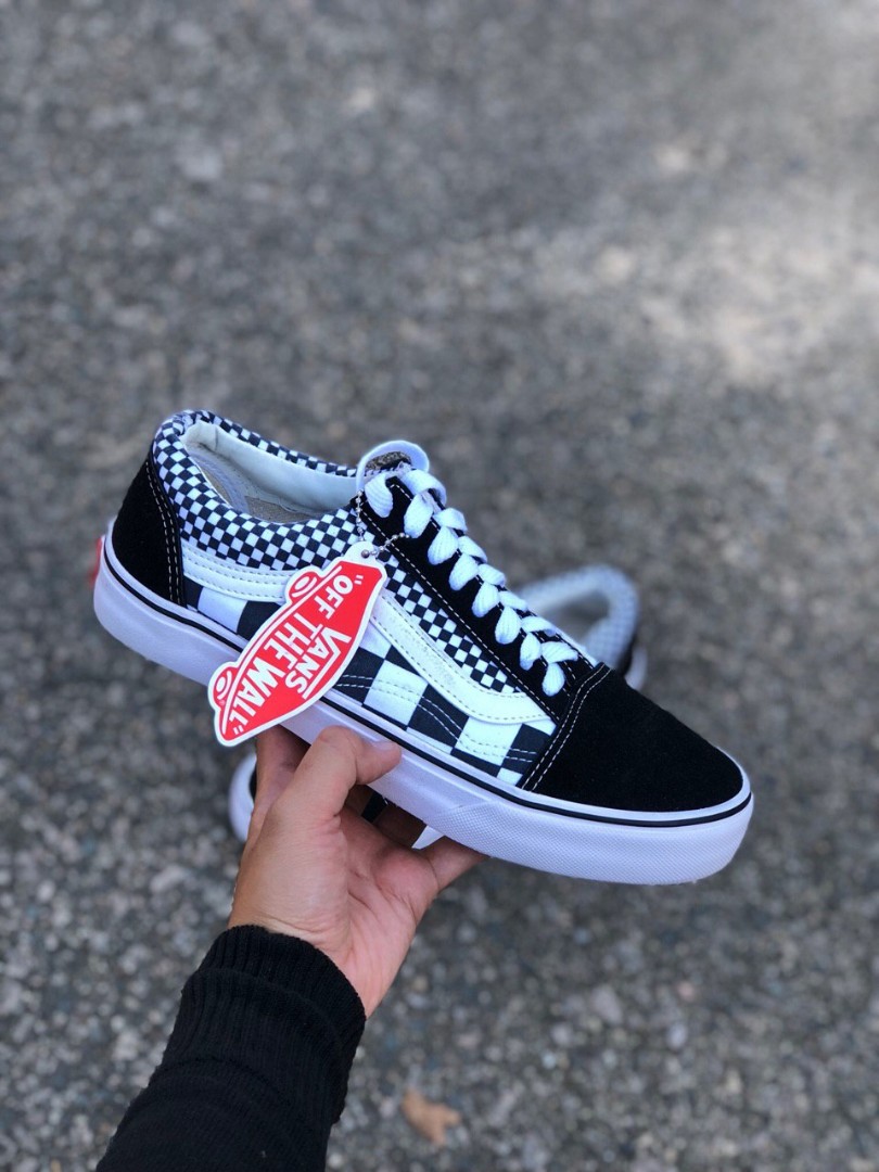 vans mixed checkerboard old skool
