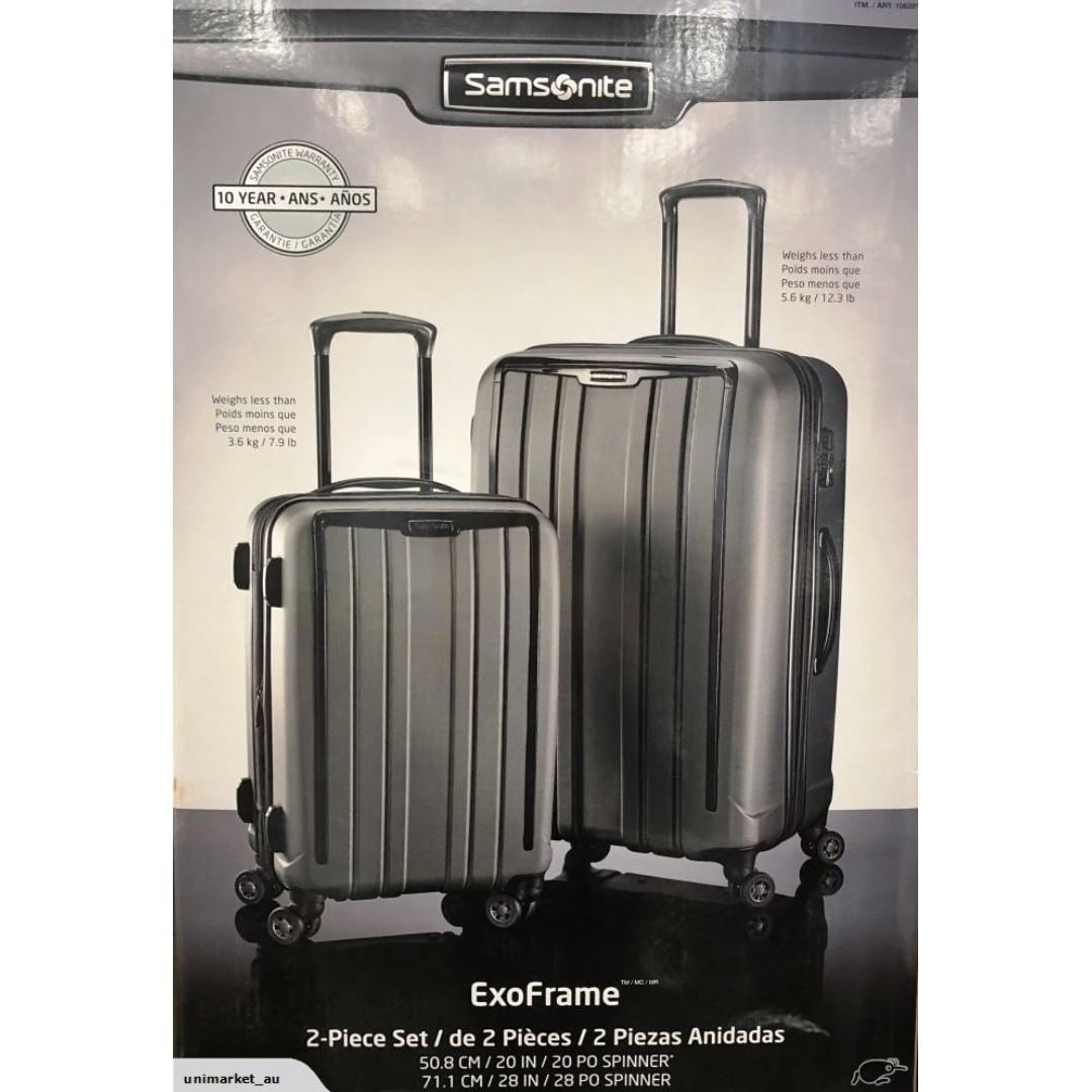 Samsonite luggage hotsell set clearance
