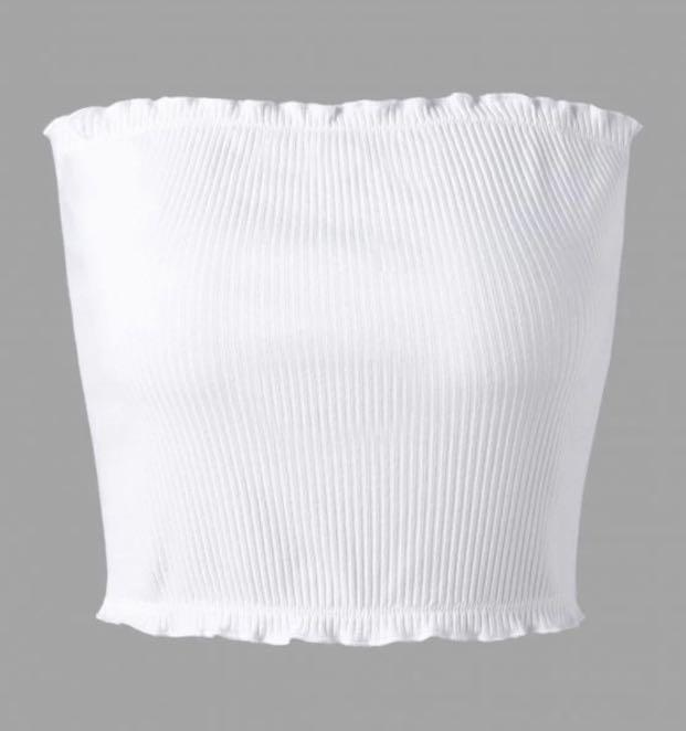 white tube top